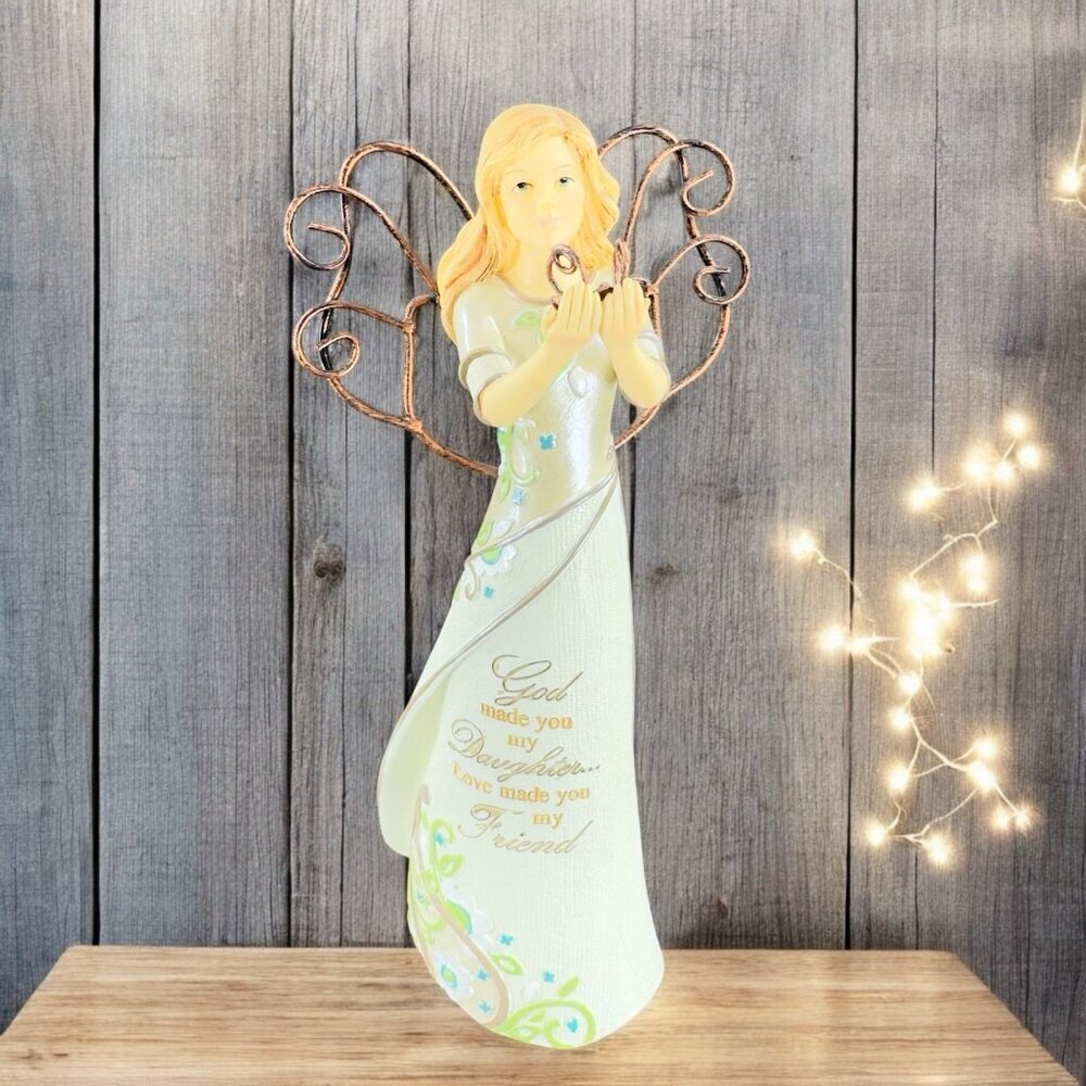 Pavilion Gift Company Perfectly Paisley Daughter Mother 2010 Figurine Angel VTG